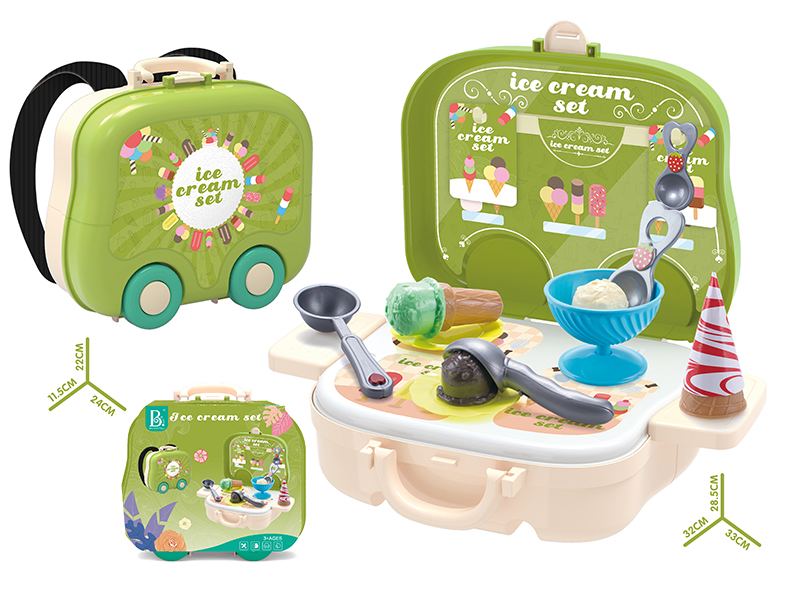 Nordic Color Backpack Ice Cream Set 21pcs