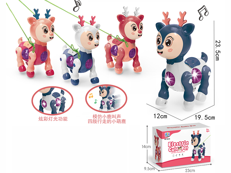 Electric Walking Cartoon Sika Deer