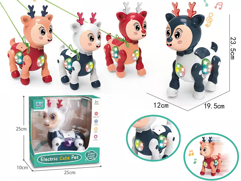 Electric Walking Cartoon Sika Deer