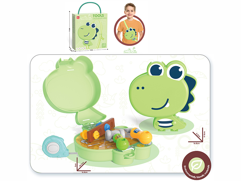 Dinosaur Crossbody Bag Tools Theme