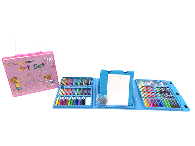 208pcs Drawing Art Stationery Set With Drawing Borad