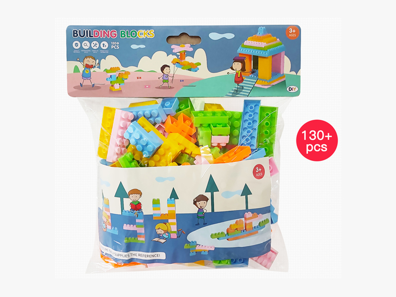 Medium Large Grain Puzzle Building Blocks (130+PCS)