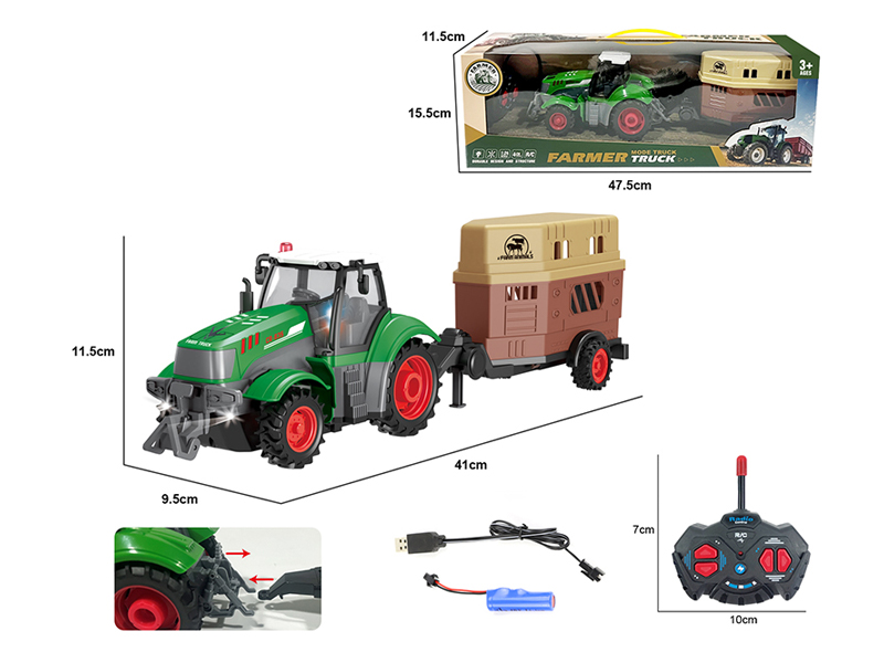 1:24 4Ch R/C Light Series Animal Husbandry Touring Car