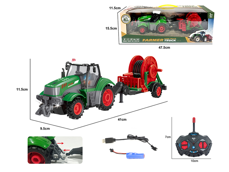 1:24 4Ch R/C Light Series Pump Truck
