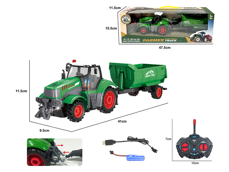 1:24 4Ch R/C Light Series Dump Truck