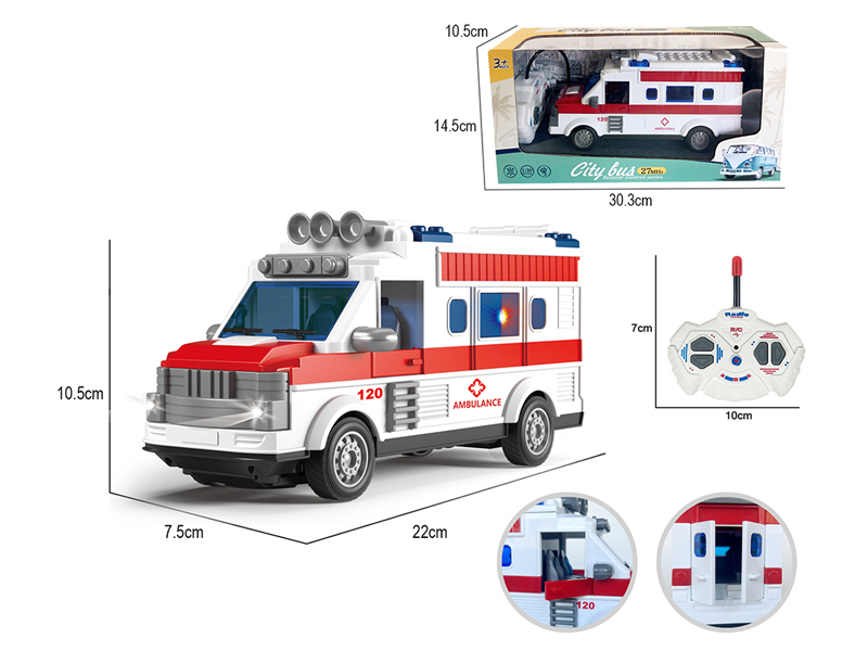 1:30 4Ch R/C Ambulance With Lights
