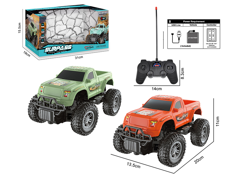 1:20 4-Channel 27MHz Remote Control Car