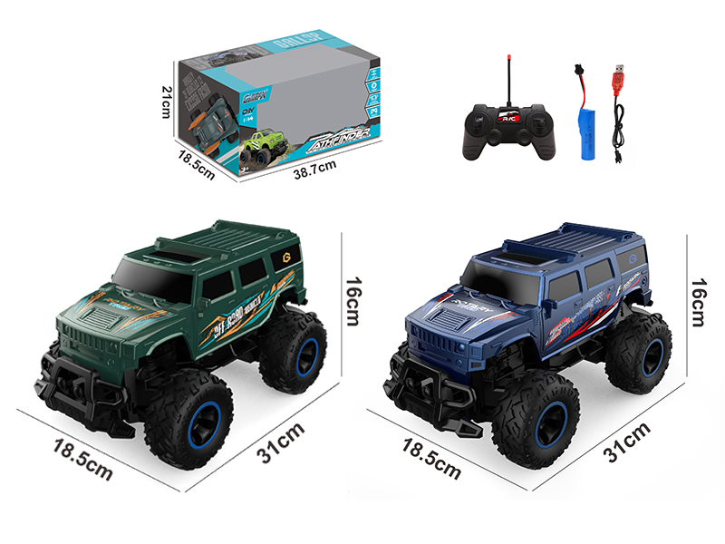 1:14 4-Channel 27MHz Remote Control Car