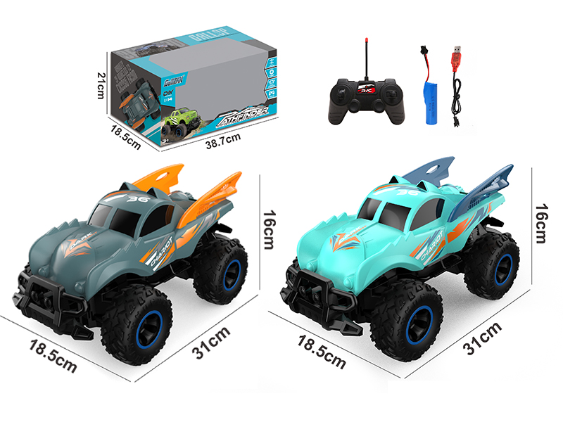 1:14 4-Channel 27MHz Remote Control Car