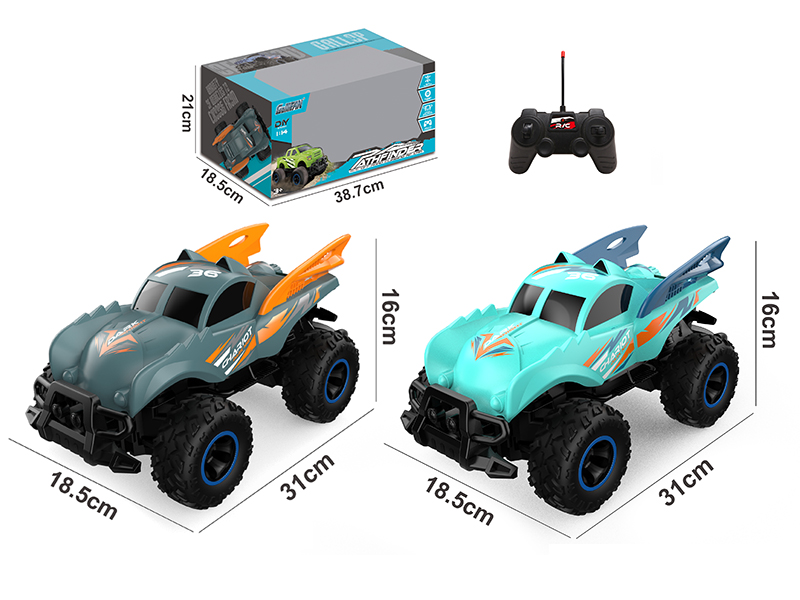1:14 4-Channel 27MHz Remote Control Car