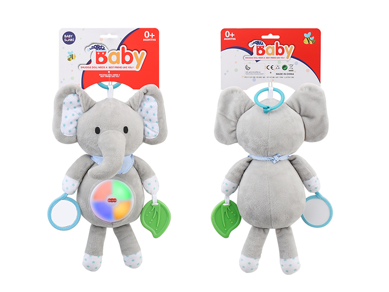 Plush Soothes Elephants With Lights And Music