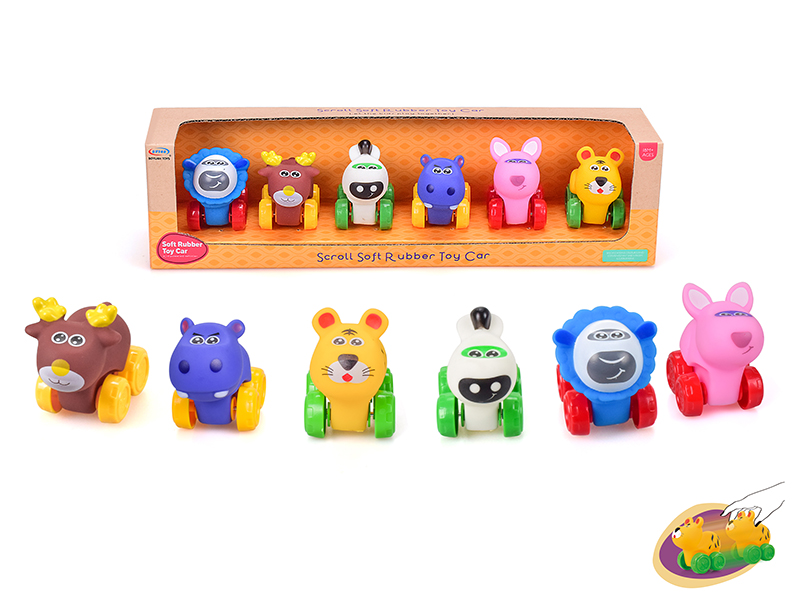 Vinyl Animal Car(Soft Plastic,Slide)