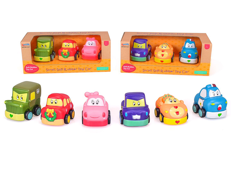 Vinyl Cartoon Car(Soft Plastic,Slide)