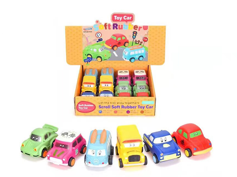Vinyl Slide Car 12pcs