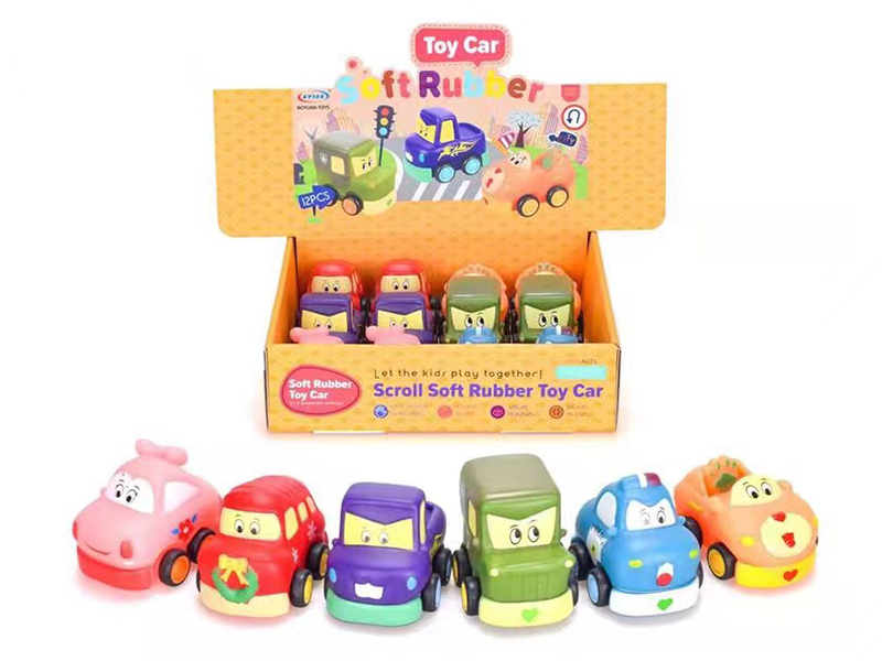 Vinyl Slide Car 12pcs