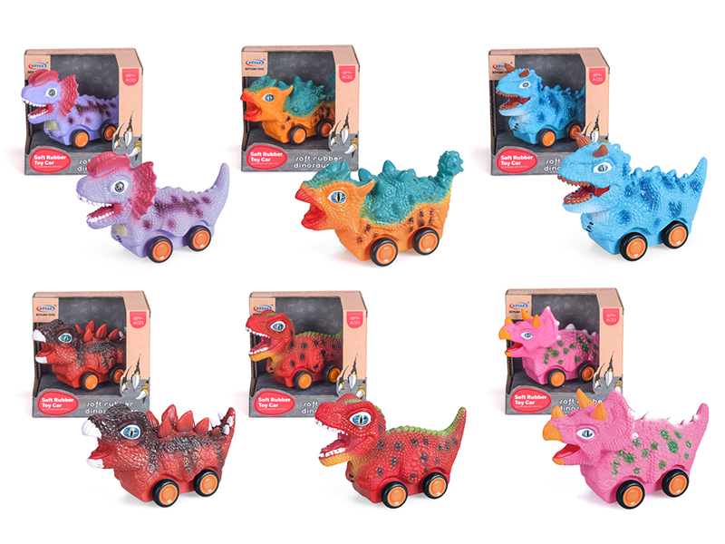 Slide Vinyl Dinosaur Car