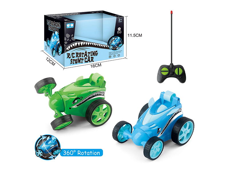 27Mhz 5Ch R/C Small Shark Racing Rollover Stunt Car