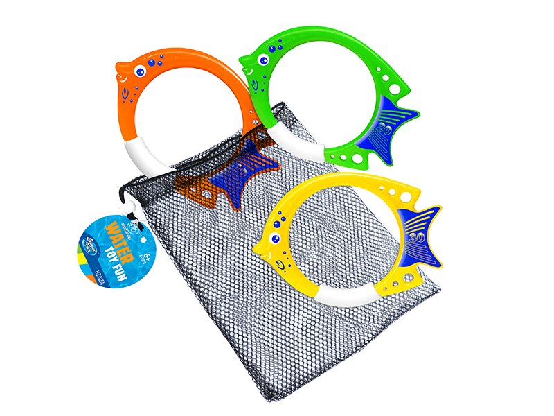 Dive Toys Three Color Fish Ring