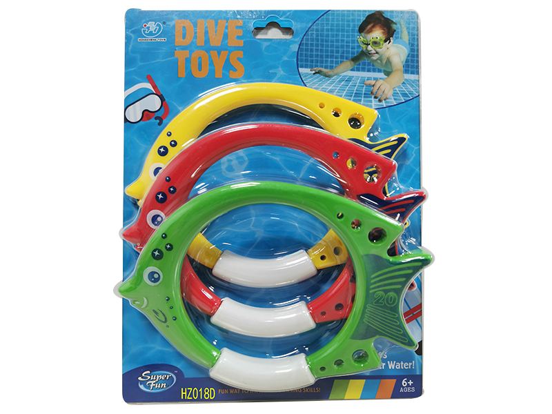 Dive Toys Three Color Large Fish Ring