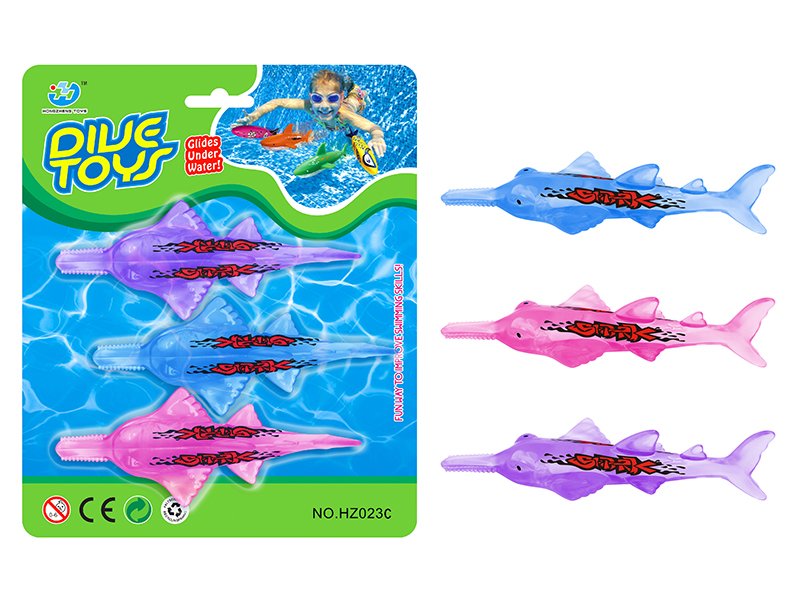 Dive Toys Transparent Fishs
