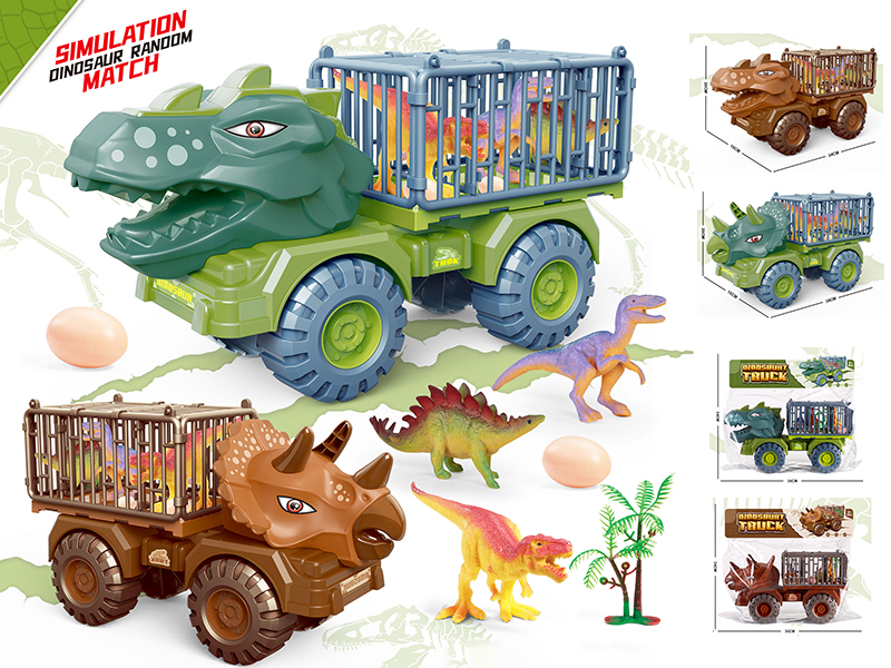 Slide Dinosaur Transport Vehicle