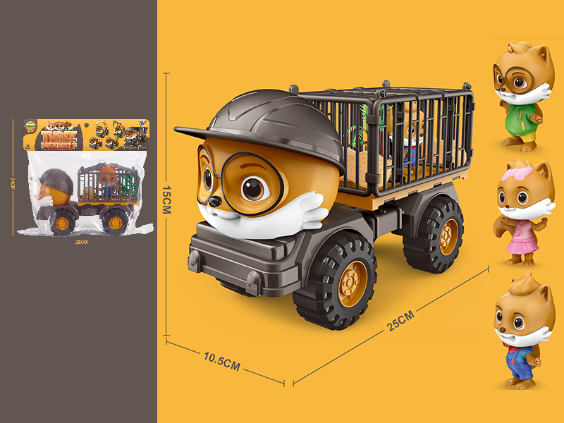 Slide Three Squirrel Engineering Truck