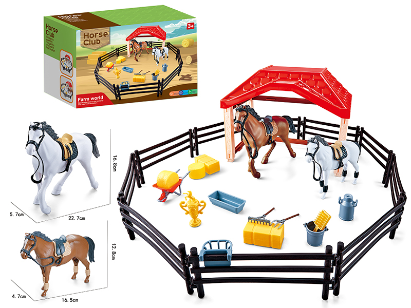 Stud-Farm Set(2 Horses)