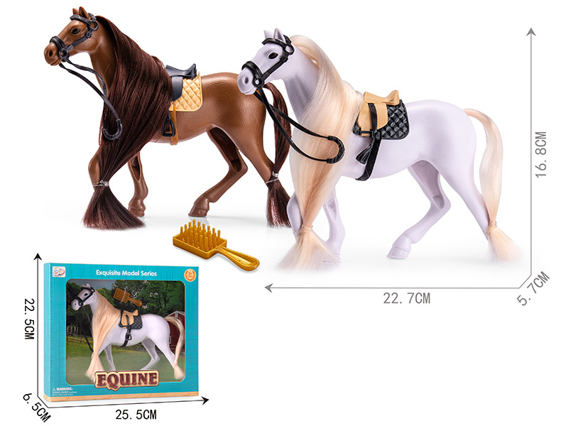 Horse Model With simulated Horsehair