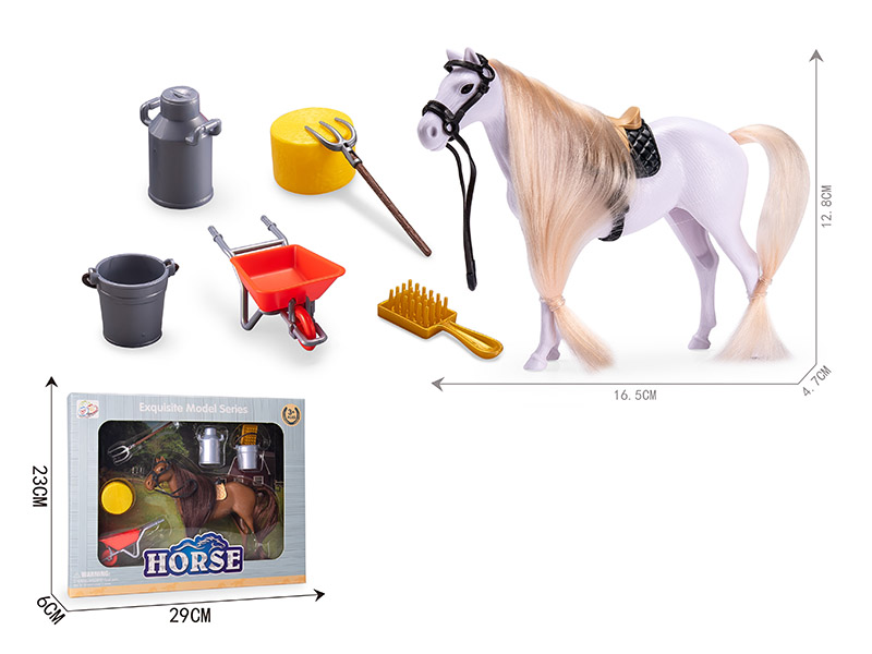 Racecourse Set(With simulated Horsehair)