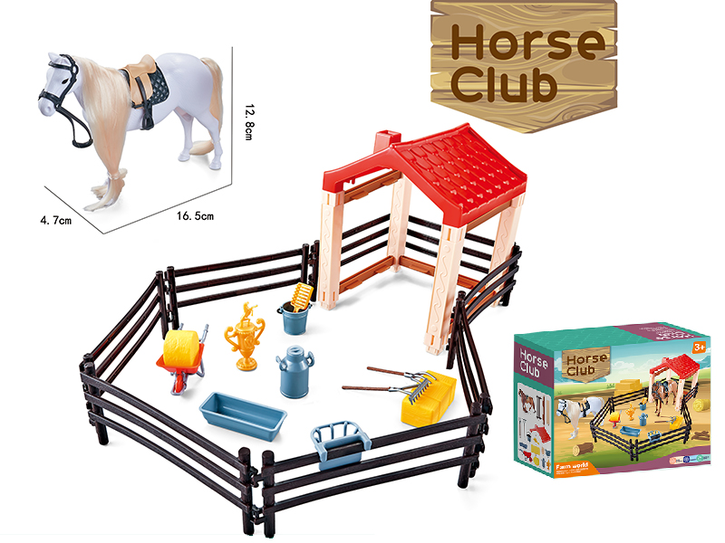 Racecourse Set(With simulated Horsehair)