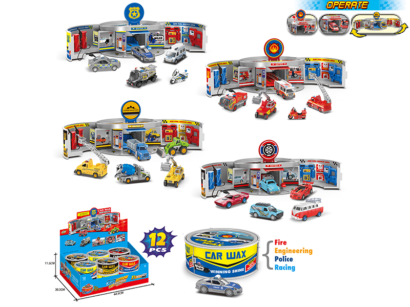 Deformation Car Wax Service Station 12pcs