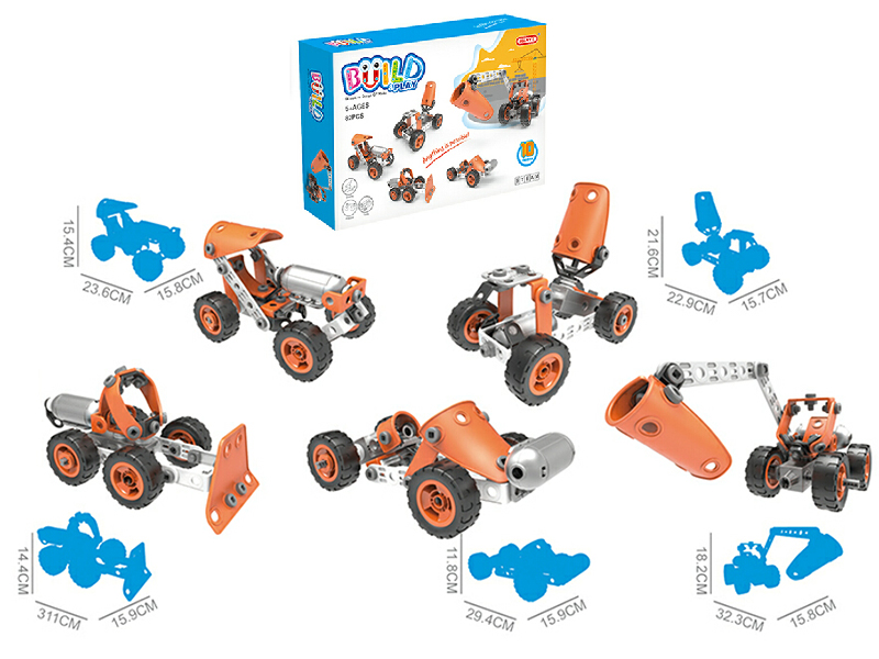 DIY Assembly Building Blocks 84PCS