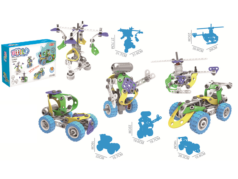 DIY Assembly Building Blocks 107PCS