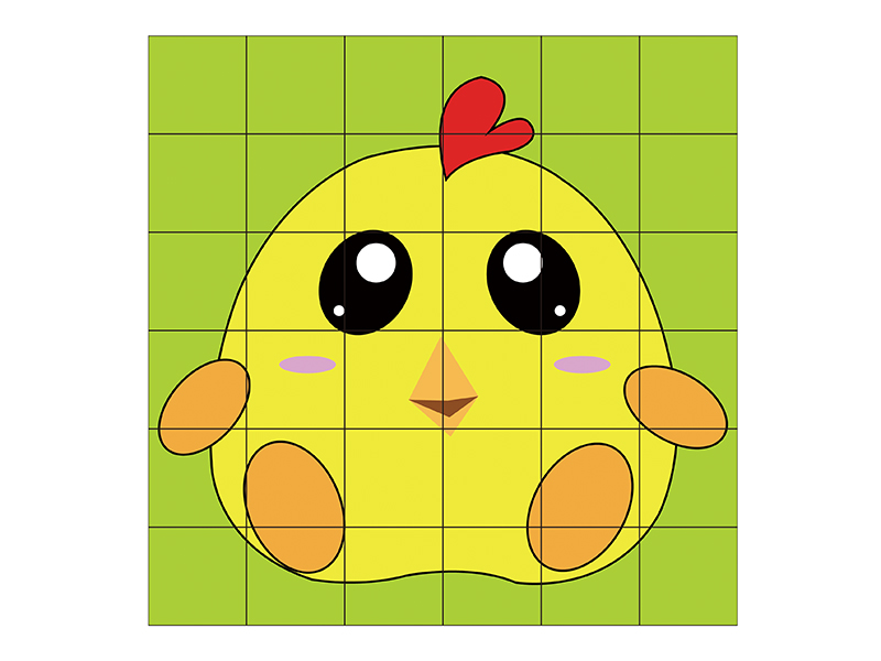 36pcs Chick Building Blocks Puzzle