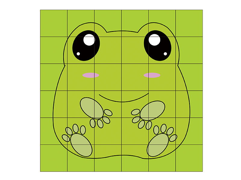 36pcs Frog Building Blocks Puzzle