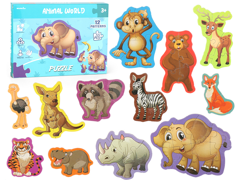 Animal Puzzle(12 Patterms)