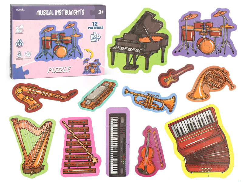 Musical Instrument Puzzle(12 Patterms)