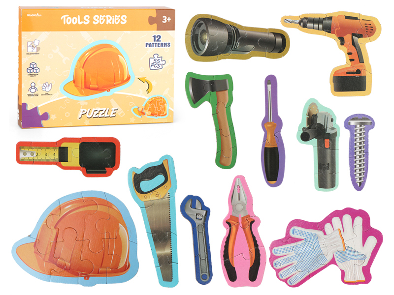 Tools Puzzle(12 Patterms)