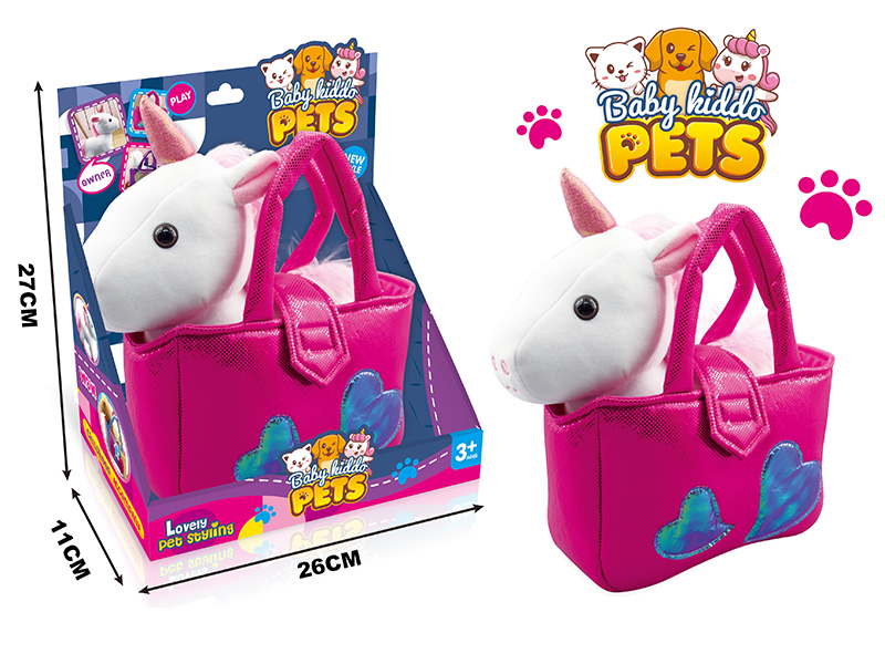 Handbag Pets Plush Unicorn
