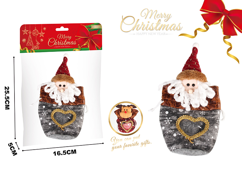 Christmas Eve Apple Bag - Santa Claus