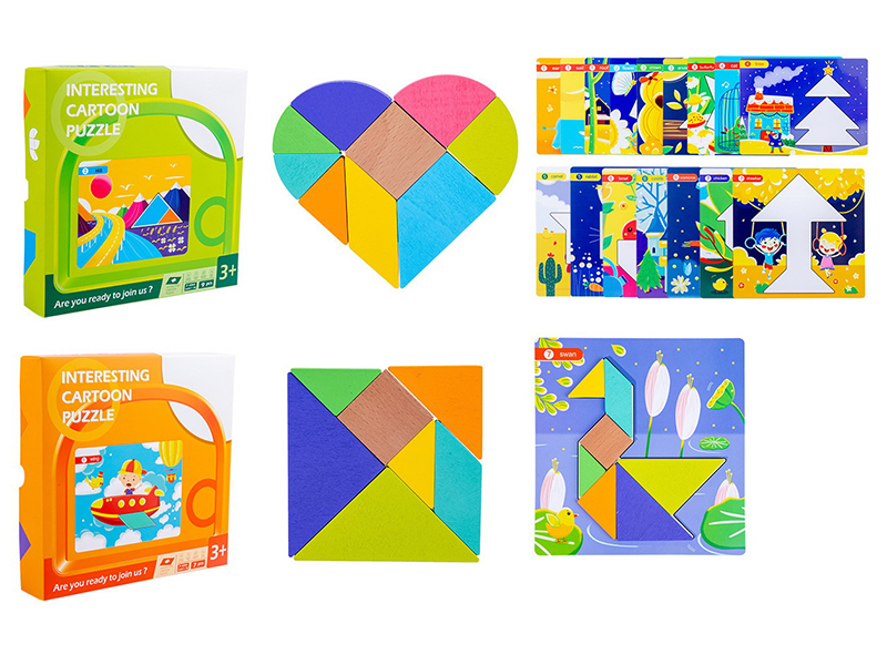 Wooden Tangram(9PCS/7PCS)