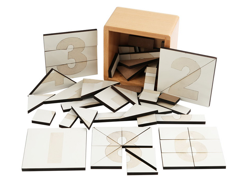 Wooden Digital Segmentation Puzzle