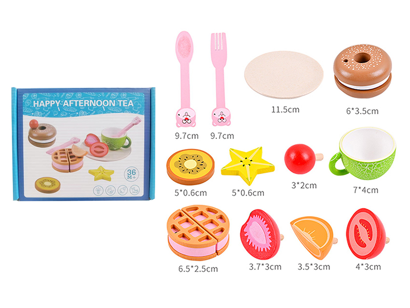 Wooden Happy Afternoon Tea