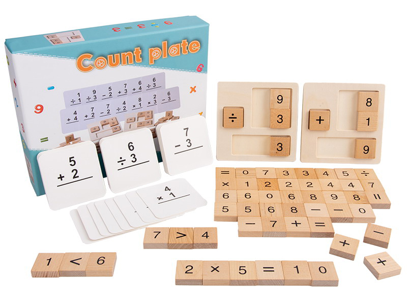 Wooden Math Calculate Board