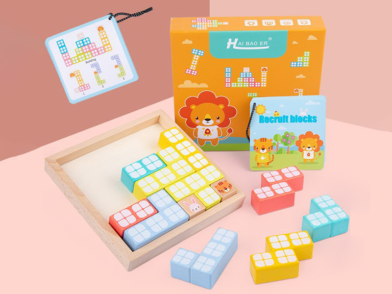 Wooden Animal Breakthrough Building Block