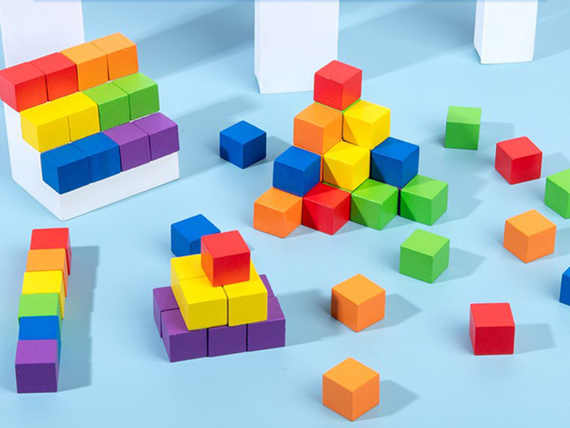 Wooden 2cm Cube 60pcs