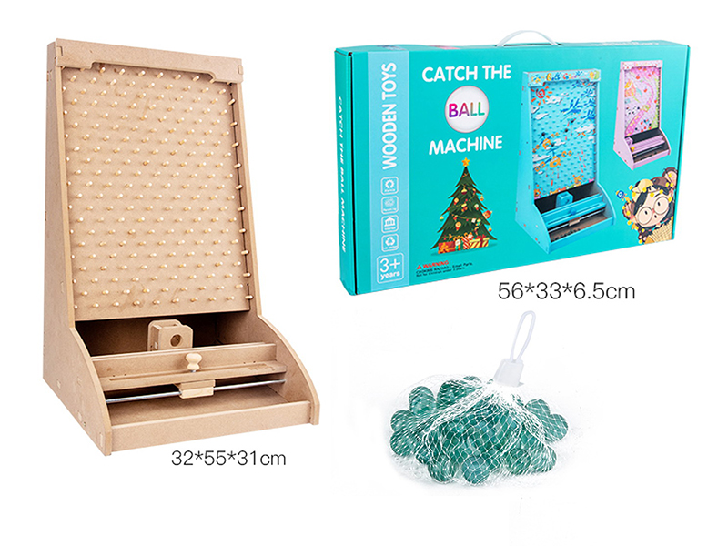 Wooden Toys Catch The Ball Machine