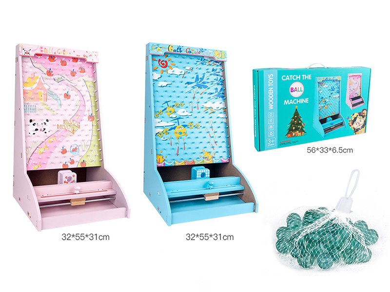 Wooden Toys Catch The Ball Machine