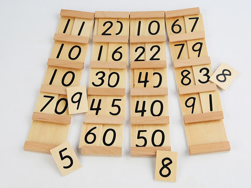 Wooden Montessori Mathematics Teaching Aid Seguin Board