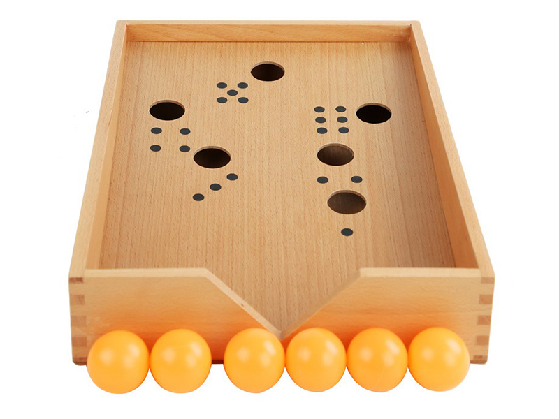 Wooden Blowing Ball Box
